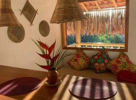 Casa Jandaia Trancoso - apartamento superior、トランコーゾのアパートメント