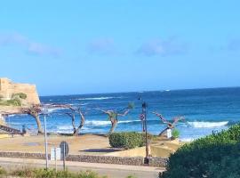 Studio standing classé meublé de tourisme avec terrasse vue mer " les pieds dans l'eau " à Algajola, hotel a Algajola