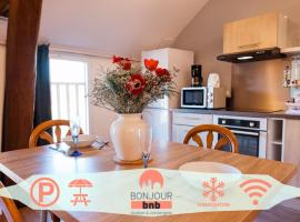 Studio confortable, parking et jardin