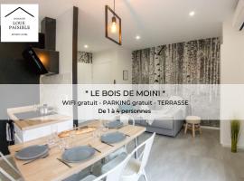 LE BOIS DE MOINI- DOMAINE LOUE PAISIBLE - Calme-Terrasse-Parking-, cheap hotel in Chouzelot