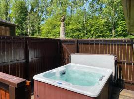 Birch Lodge 21 with Hot Tub, majake sihtkohas Newton Stewart