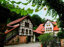 GASTHAUS Porzelt -Ferien im Weingut - Wohnung 2 – apartament w mieście Klingenmünster