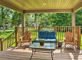 Cabin with Dock and Porch Across from Balsam Lake