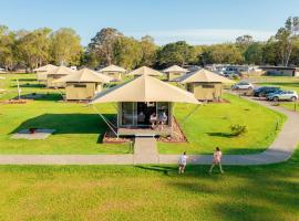 Habitat Noosa, glamping site in Cootharaba