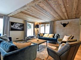 Appartement Luxe Méribel avec Spa et Terrasse - FR-1-613-59、Les Alluesのホテル