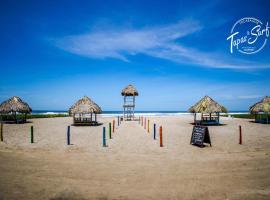 Tapas & Surf, camping de luxe à Petacaltepe