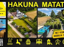 Vakantiewoning Hakuna Matata, hotel na may parking sa Geraardsbergen