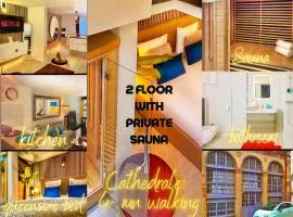 Apartment Duplex with Sauna City- Center Cathedrale