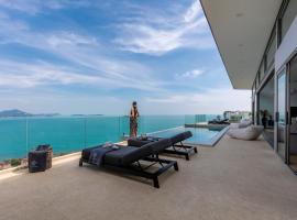 Villa Anushka - Modern luxury villa with picture-perfect sea views, pet-friendly hotel in Koh Samui 