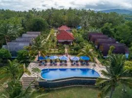 Penida Sunset Ocean View Bungalows、ペニダ島のホリデーパーク