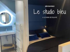 Le Studio bleu à 10 min de Blaye - climatisé โรงแรมราคาถูกในEyrans