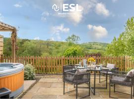 Luxurious 2 Bedroom Countryside Hot Tub Retreat in Stiperstones, villa a Shelve