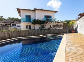 Geribá, casa com piscina aquecida privativa! BZ35 โรงแรมในบูซิอุส