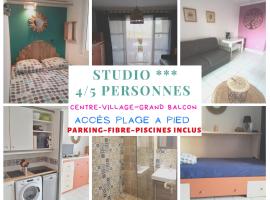 Cap Esterel studio H3, apartment in Agay - Saint Raphael