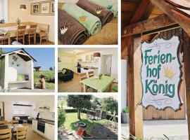 Ferienhof König - keine Vermietung an Monteure, hotelli, jossa on pysäköintimahdollisuus kohteessa Neukirch