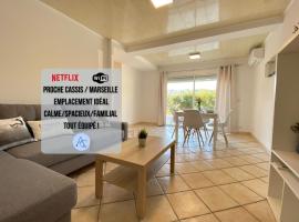 ☆ L'évasion En Provence ☆ Clim-Wifi-Netflix ☆, hotell sihtkohas Carnoux