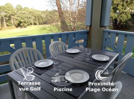 Vue Golf dans Résidence Nature "SYMPALAPPART" – hotel z zapleczem golfowym w mieście Vieux-Boucau-les-Bains
