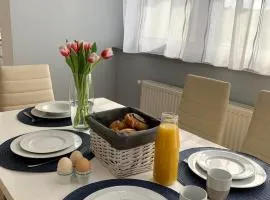 Modern two bedroom flat with balcony