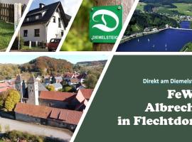 FeWo Albrecht direkt am Diemelsteig, appartamento a Diemelsee