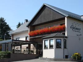 Gasthaus Pension Geimer, cheap hotel in Plütscheid