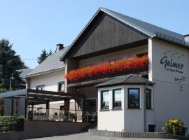 Gasthaus Pension Geimer、Plütscheidのゲストハウス