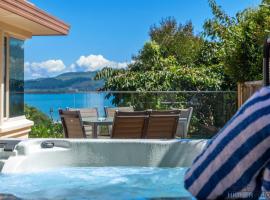 Tui Lookout - Spa Pool & Lake Views、タウポのスパホテル