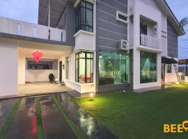 Cheng Landed Villa in Taman Bertam Setia Melaka, alojamiento con cocina en Melaka