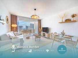 Terrasse Vue Mer, 5mn Monaco, Parking - AN, hotel in Beausoleil