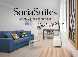Apartamentos Soria Suites, hotel Soriában