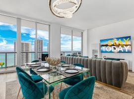 Beachwalk Resort #3302 - PENTHOUSE IN THE SKY 3BDR and 3BA LUXURY CONDO DIRECT OCEAN VIEW, golfhotel i Hallandale Beach