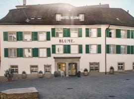 Hotel Blume - Swiss Historic Hotel、バーデンのホテル