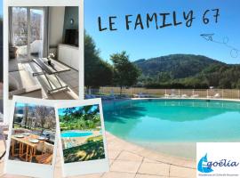 T2 avec piscine-Le family 67, levný hotel v destinaci Pierrefiche
