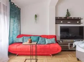 Warm house full of green ambient,joy and comfort