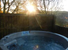 Silver Birch Lodge with Hot Tub, cottage in Cupar