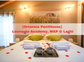 [Ortensia PentHouse] Leonardo Academy, MXP & Laghi, apartment in Sesto Calende