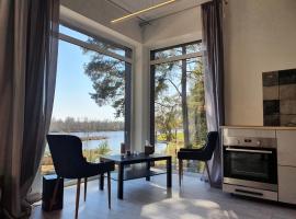 Loft 3 rooms riverside by Gauja.Club - Residences, hotel with parking in Gauja