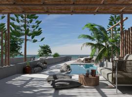 Oscar Beachfront Suites - Adults Only, hotel in Perivolos