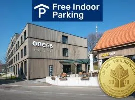 Hotel one66 (free parking garage)