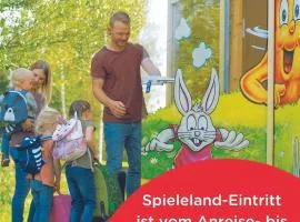 Ravensburger Spieleland Feriendorf、メッケンベウーレンのコテージ