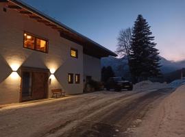 Bergfee Natur Appartements, cabaña o casa de campo en Nesselwängle