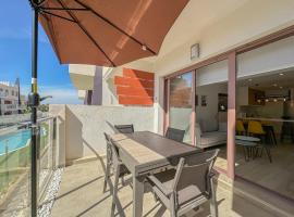 Bianca Beach 222 - Mil Palmeras, vista piscina y mar, apartmán v destinaci La Horadada