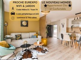 Le Nouveau Monde - Appartement Chic et Confortable, hotel in Saint-Priest