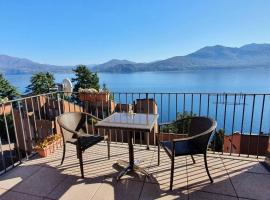 Great apartment with amazing view of Lago Maggiore, apartment in Oggebbio