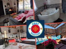 Le Cosy Occitan villa chaleureuse indépendante baignoire terrasse jardin, Ferienhaus in Carcassonne