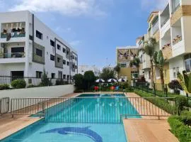 Agreable appartement dans une résidence calme sécurisée pour les familles uniquement