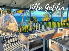 Villa Galilea right by the beach