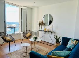 Sognu di Matteu - Bel appartement entièrement climatisé - vue mer, vieux port Bastia, hôtel à Bastia près de : Port de Bastia