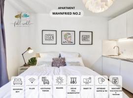 Apt Wahnfried No2 - sehr zentrales, ruhiges Cityapartment mit Balkon, Küche, Duschbad & Parkplatz, hotel blizu znamenitosti Oberfrankenhalle Bayreuth, Bajrot