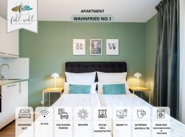 Apt Wahnfried Nr1 - Cityapartment mit Küche, Duschbad, Balkon, Parkplatz - zentral aber ruhig, hotel cerca de Oberfrankenhalle Bayreuth, Bayreuth