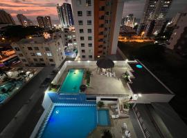 Linda Suite Tonsupa 2 cuadras del mar 2 piscinas Av. Club del Pacifico, hotel s jacuzzi v destinaci Tonsupa
